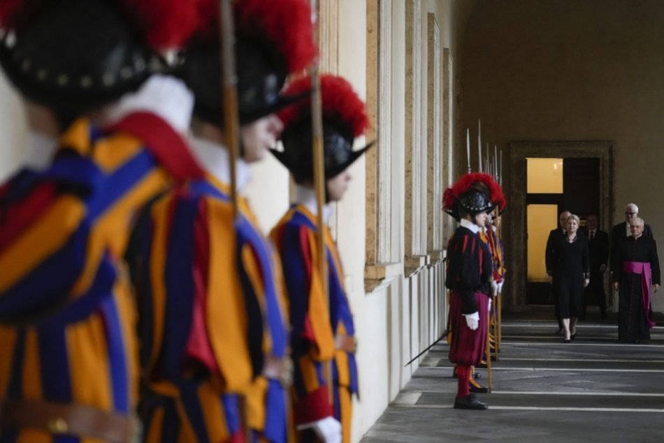 Zuzana Čaputová u pápeža