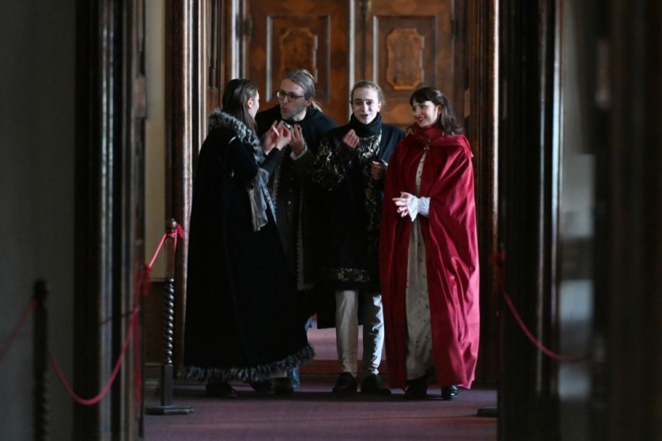 Snehulienka na hrade Červený Kameň