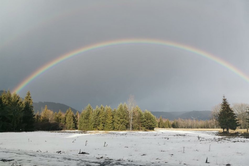 Objektívom: Popradčania či Kežmarčania fotili januárovú dúhu