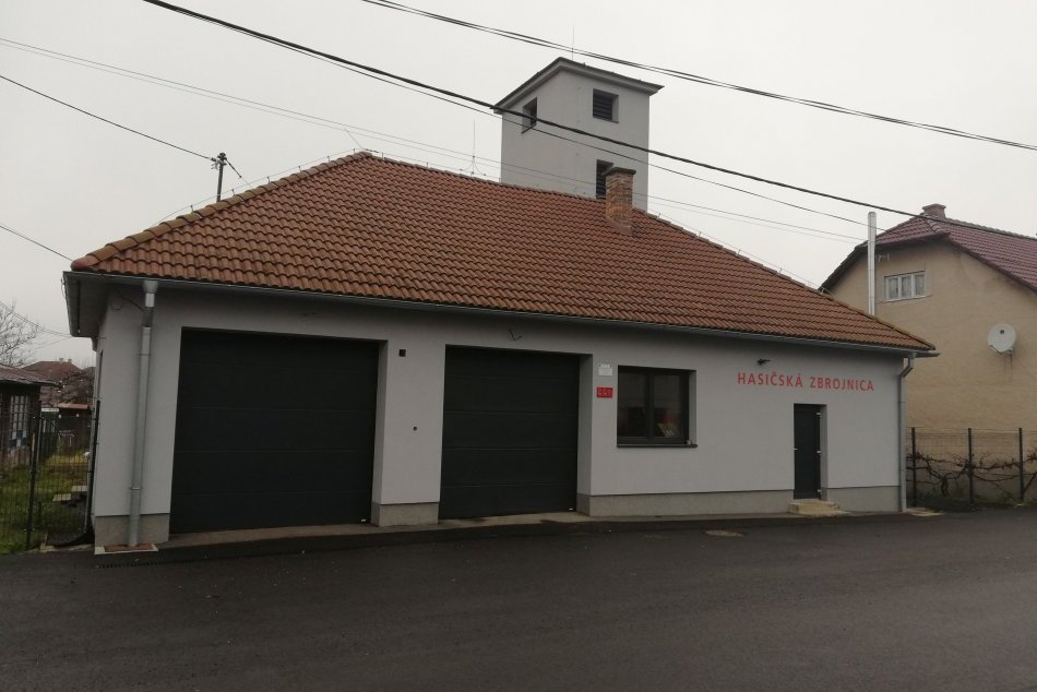 Hasičská zbrojnica v obci Kriváň