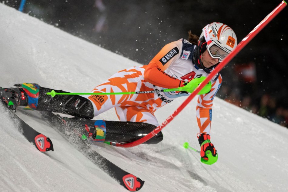 Vlhová počas kráľovského slalomu vo Flachau