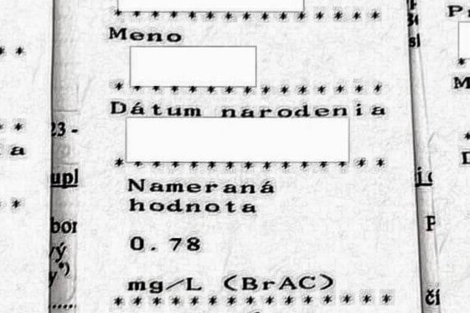 Opitý vodič viezol mamu do nemocnice