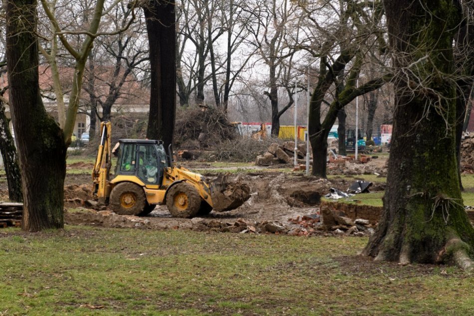 Revitalizácia nitrianskeho parku, január 2023