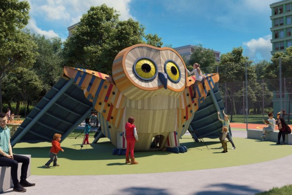 VIZUALIZÁCIE vnútrobloku na Spartakovskej