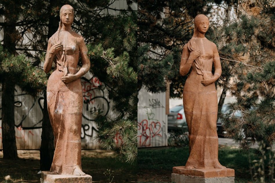 Renovácia sôch na trnavských sídliskách