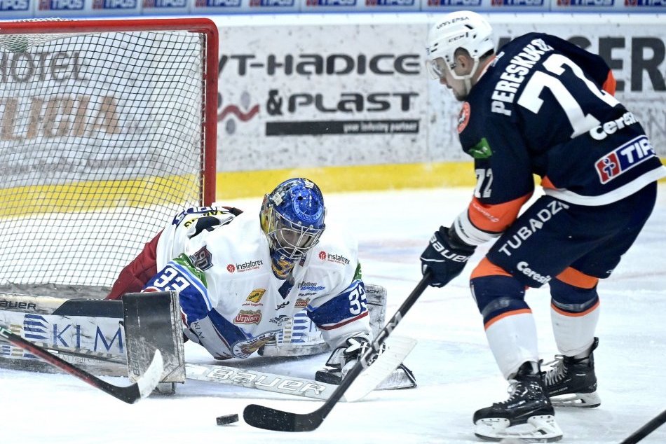 V OBRAZOCH: Zápas 40. kola Tipos extraligy v hokeji HK Dukla Ingema Michalovce