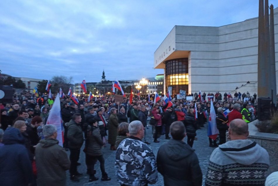 Pochod za mier v Nitre, 22. februára 2023