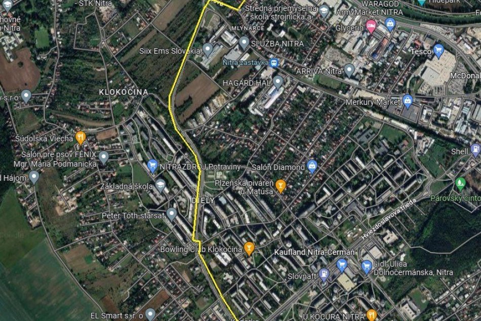 Nová cyklotrasa v Nitre