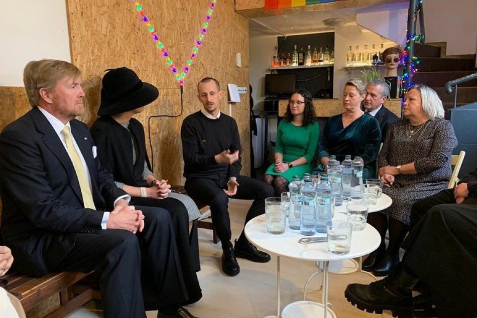 Kráľ Viliam-Alexander v Teplárni