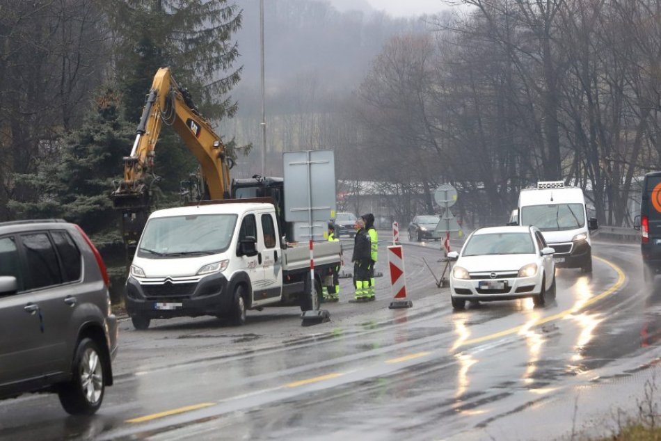 V OBRAZOCH: Rekonštrukcia cesty I/59 od Jakuba po križovatku v Uľanke