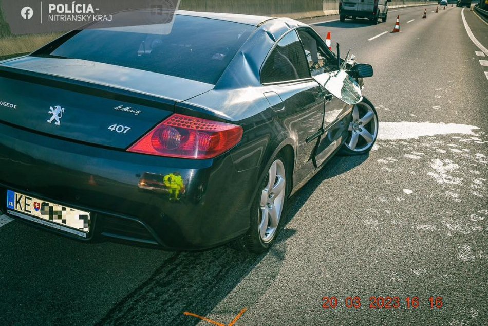 Nehoda na R1 pri Nitre