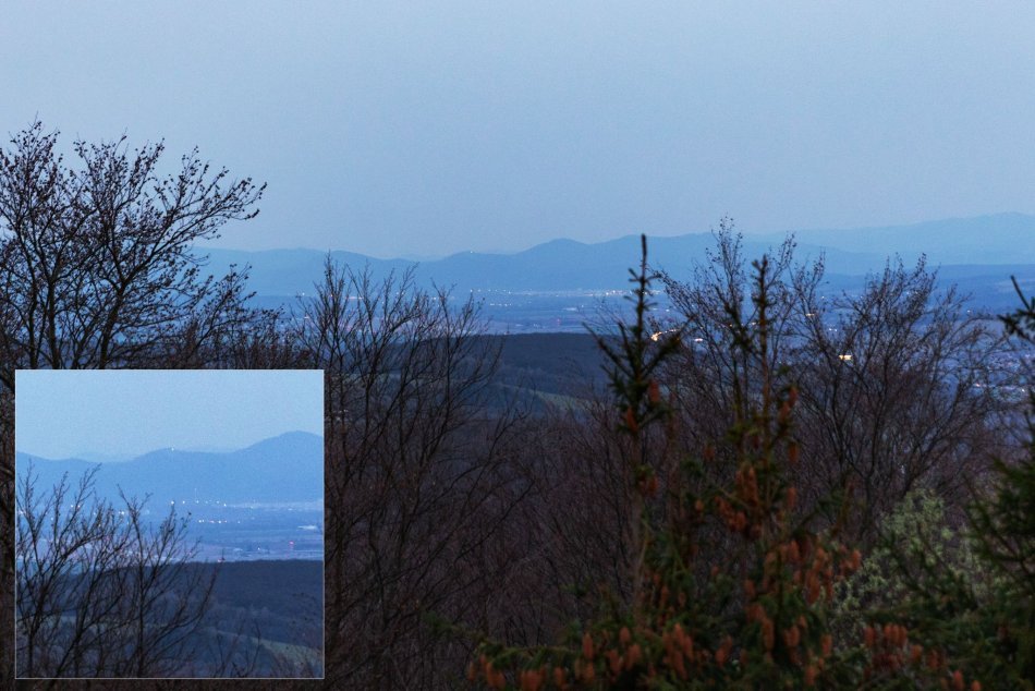 V OBRAZOCH: Svetelné spojenie Vartovky a Pustého hradu