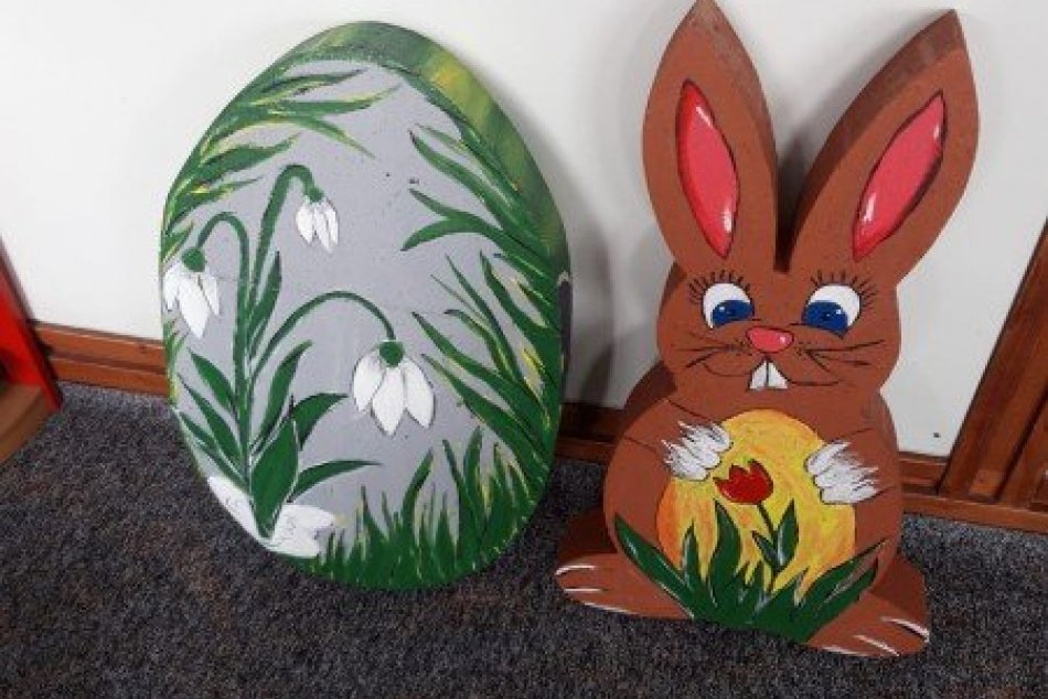 Originálna veľkonočná výzdoba v Šali