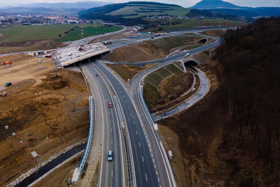 Objektívom: Marcové fotografie I. etapy prešovského severného obchvatu