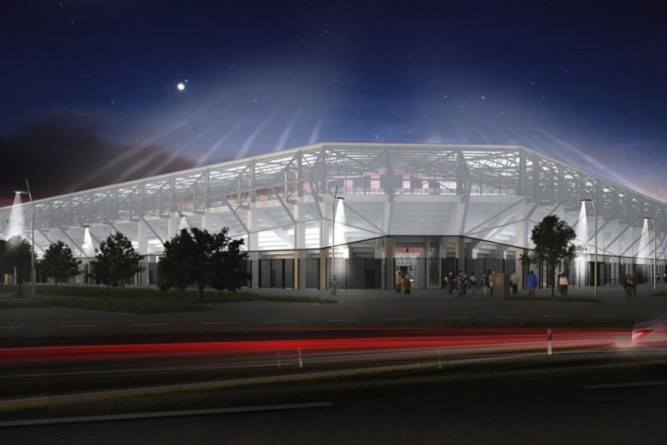 V Košiciach vyrastie moderný futbalový stánok