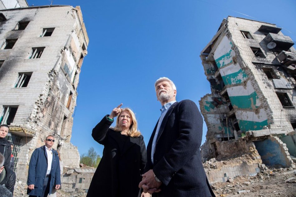 Čaputová a Pavel spolu na Ukrajine