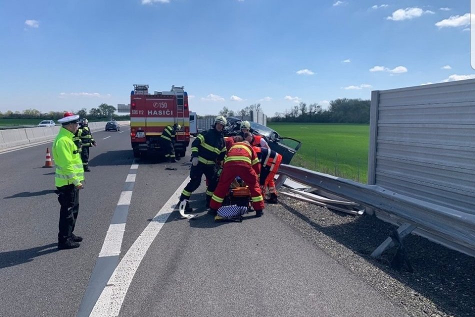 Havária na rýchlostnej ceste R7