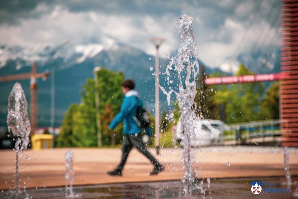 Objektívom: V Poprade spustili prevádzku fontán
