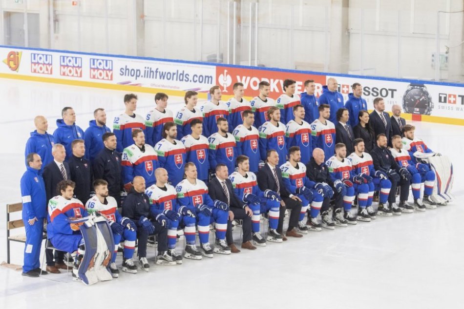 Tímové fotenie slovenskej reprezentácie v Rige