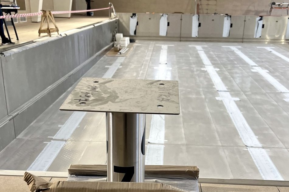 Rekonštrukcia bazéna SPU v Nitre