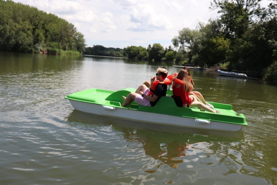 Atrakcia na Mŕtvom ramene Váhu