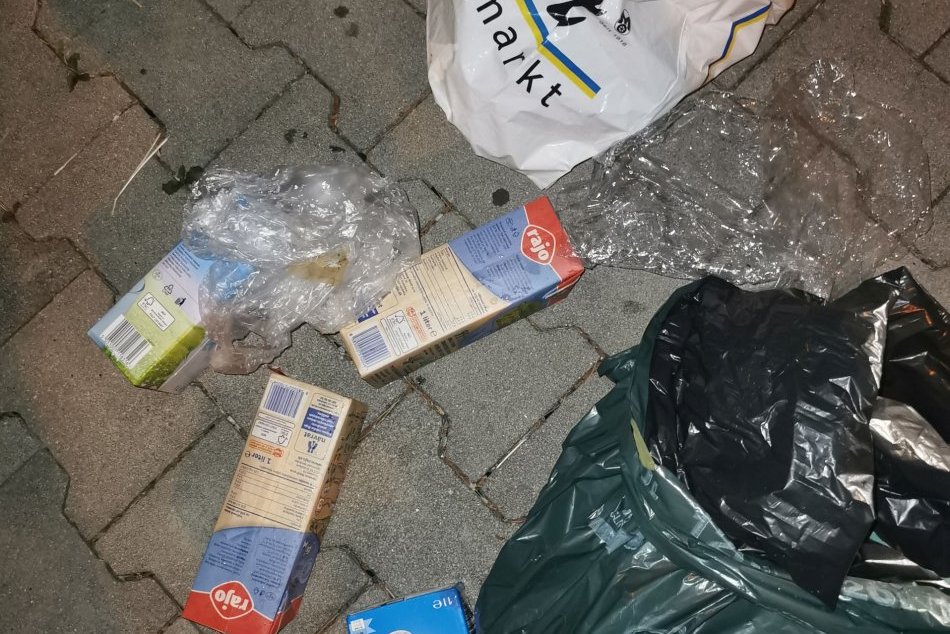 V OBRAZOCH: Mačiatka vyhodené v koši