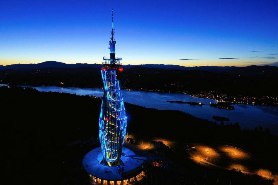 Pyramidenkogel  - najvyššia drevená rozhľadňa na svete