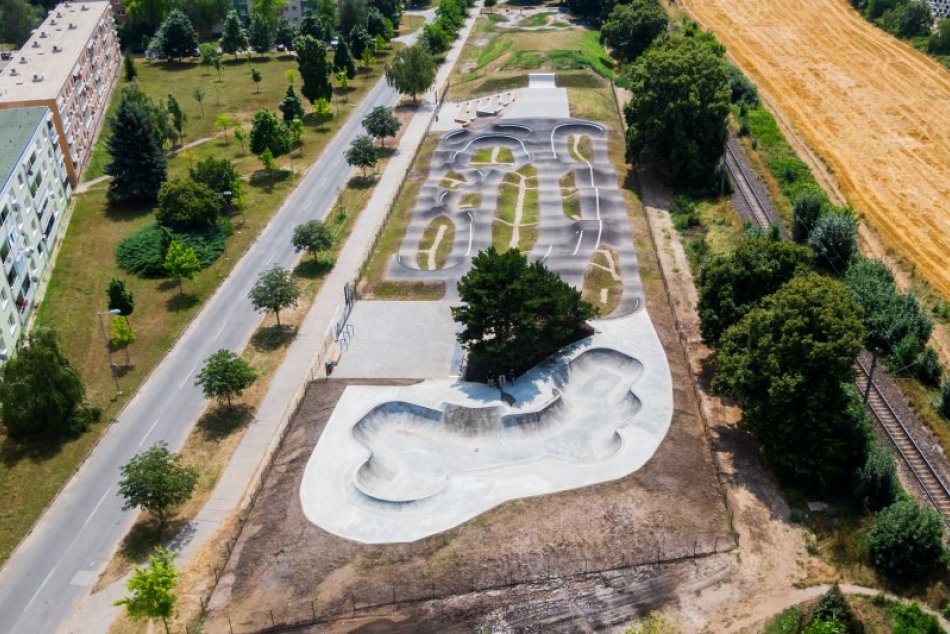 Pumptrack na Ulici Ludvika van Beethovena v Trnave