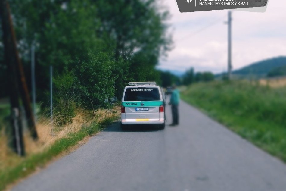V OBRAZOCH: Vodič si po nehode sám privolal hliadku, trpko to oľutoval