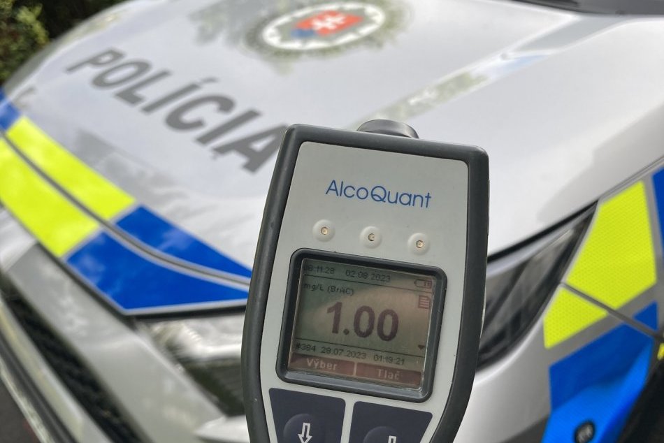 Vodička jazdila s vyše 2 promile