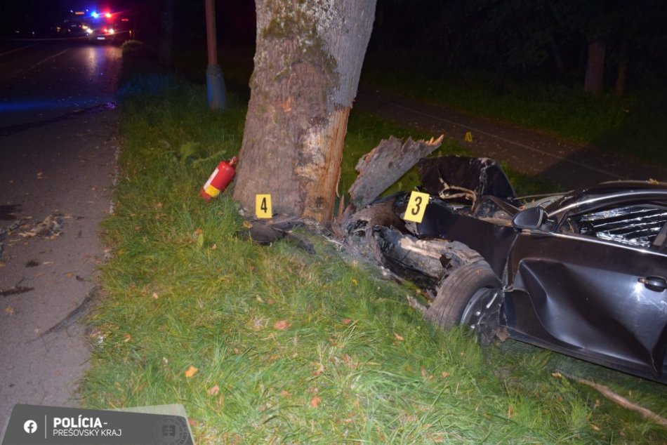 Smrteľná nehoda v Bardejovskom okrese