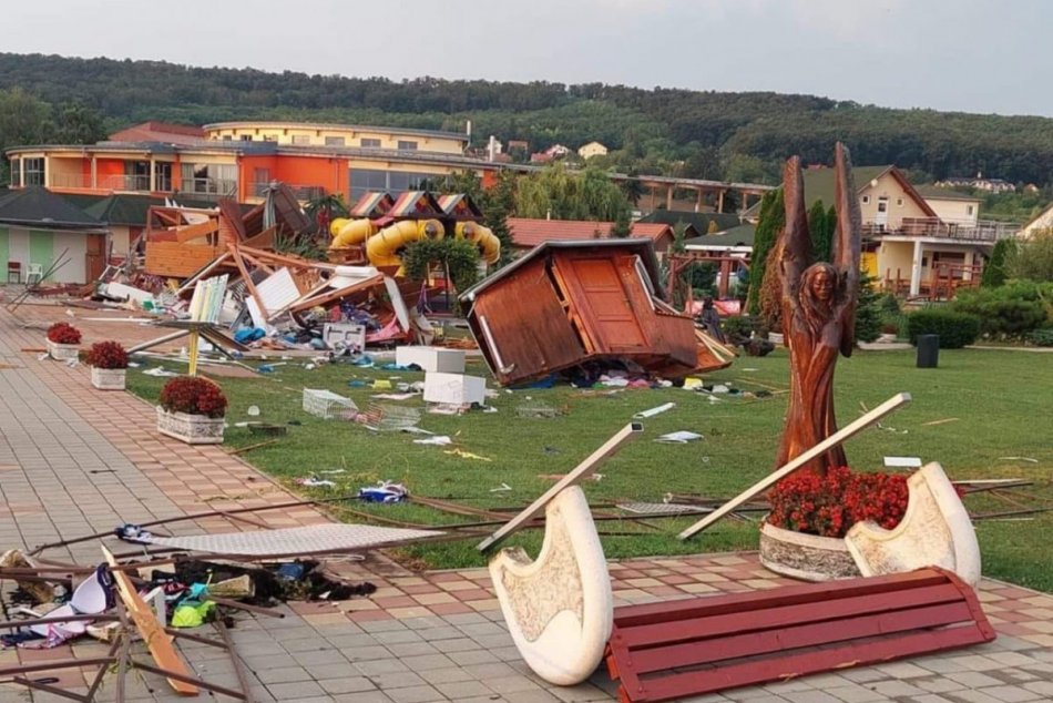 Búrka zanechala spúšť v Podhájskej