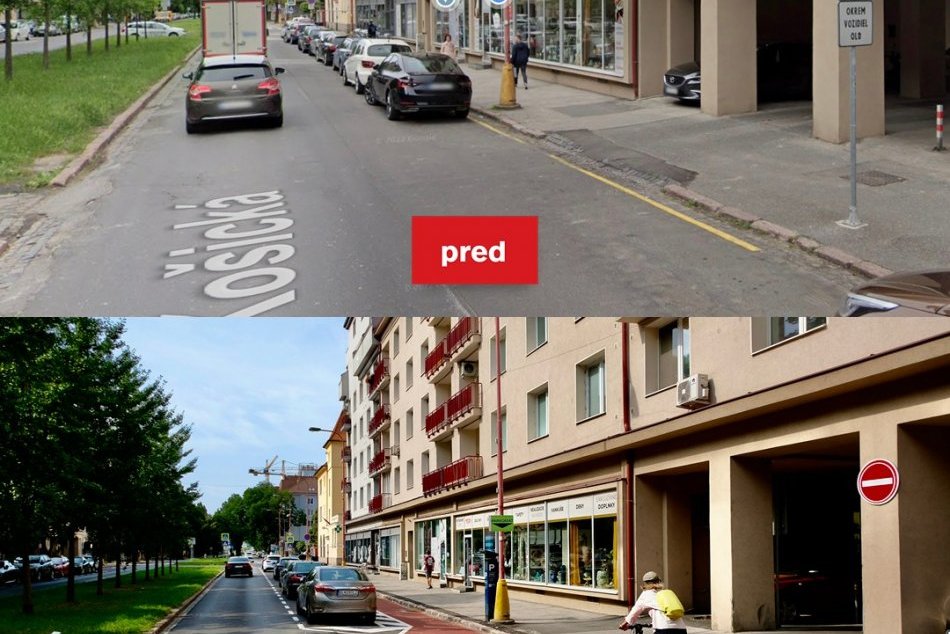 Opravená Košická ulica