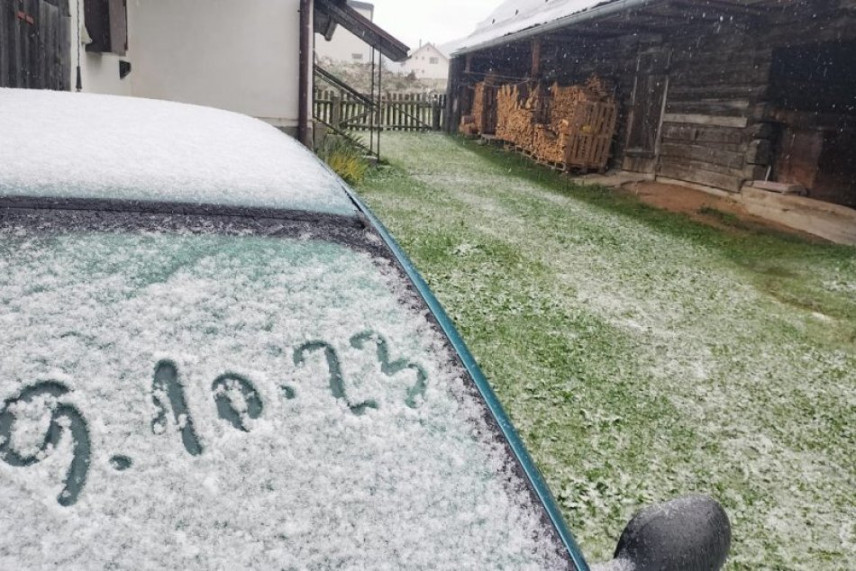 Objektívom: Októbrový sneh v okolí Popradu