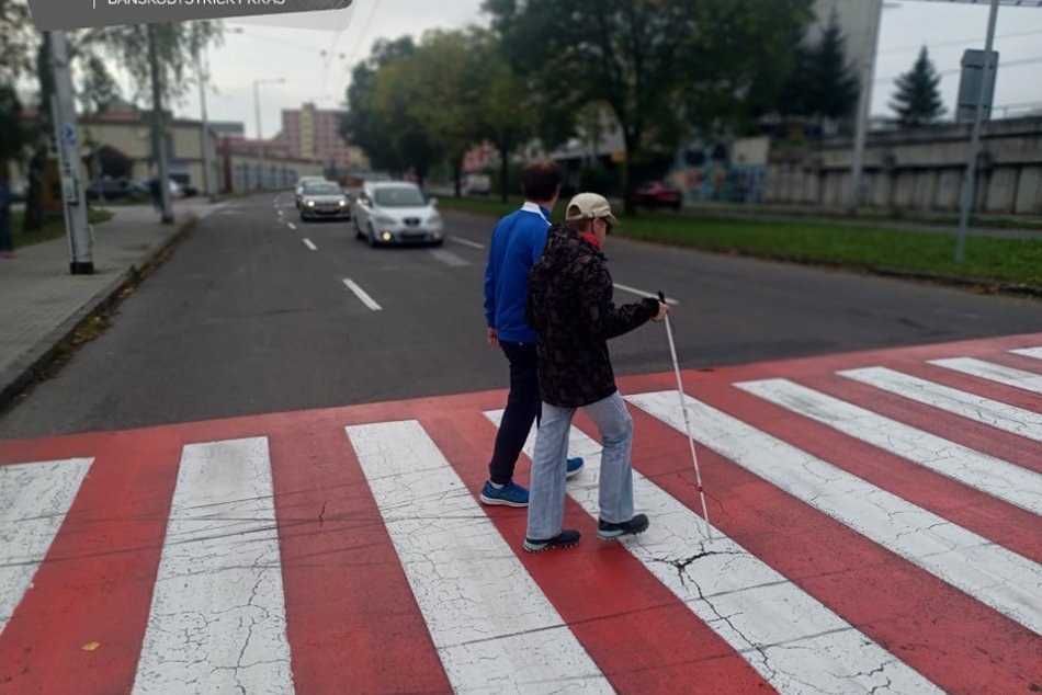 V OBRAZOCH: Svetový deň Bielej palice v Bystrici