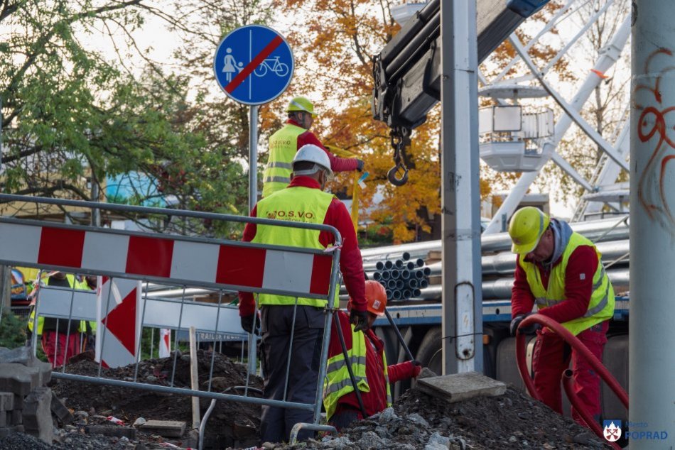 Objektívom: Výmena osvetlenia v Poprade