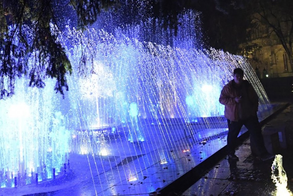 Vynovená Spievajúca fontána v Košiciach