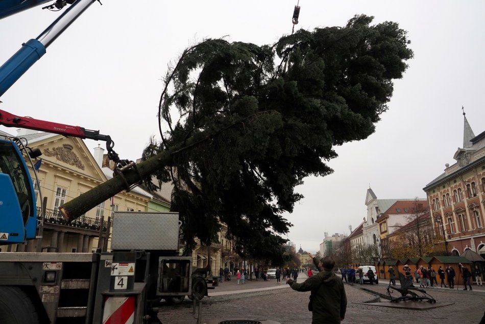 Tohtoročný vianočný strom v Košiciach