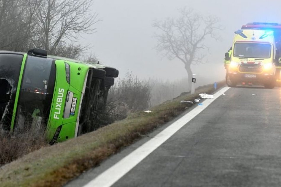 Nehoda autobusu na Dargove