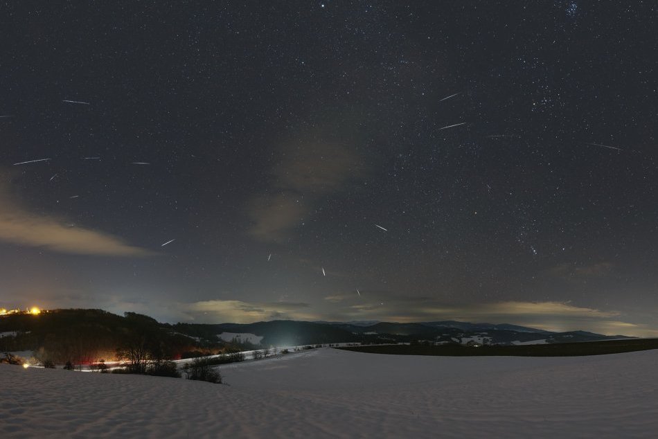Maximum meteorického roja Geminidy