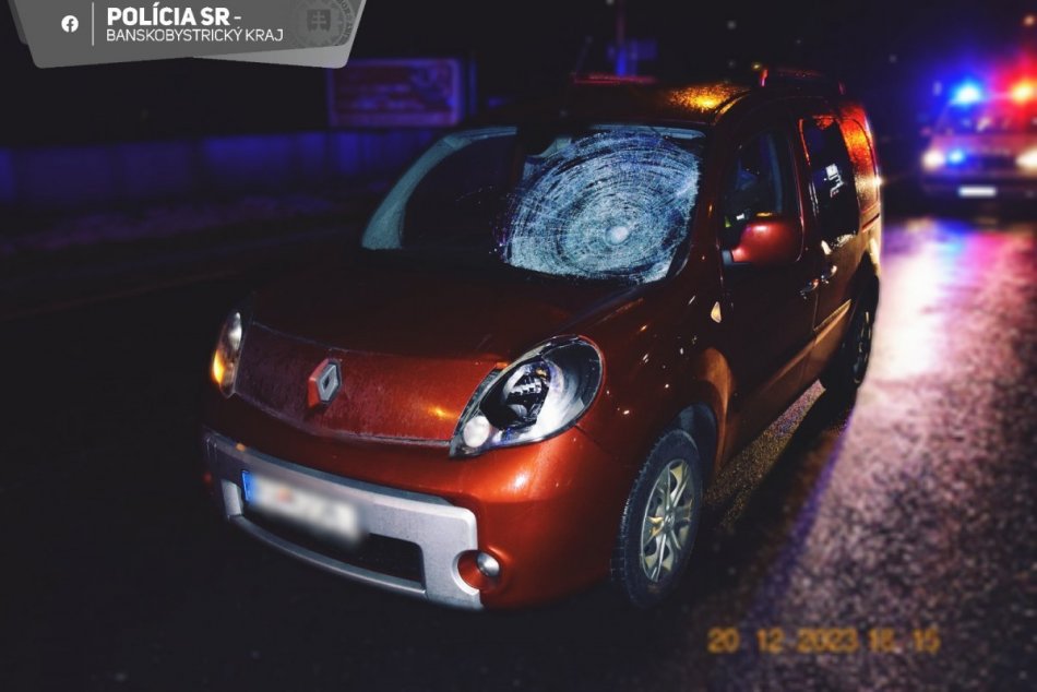 Polícia hľadá svedkov nehody, pri ktorej bol zrazený chodec