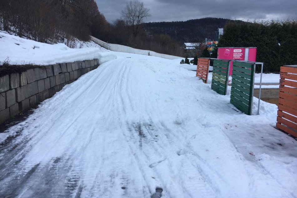 V OBRAZOCH: Bežkársky okruh v Bystrici je nepoužiteľný