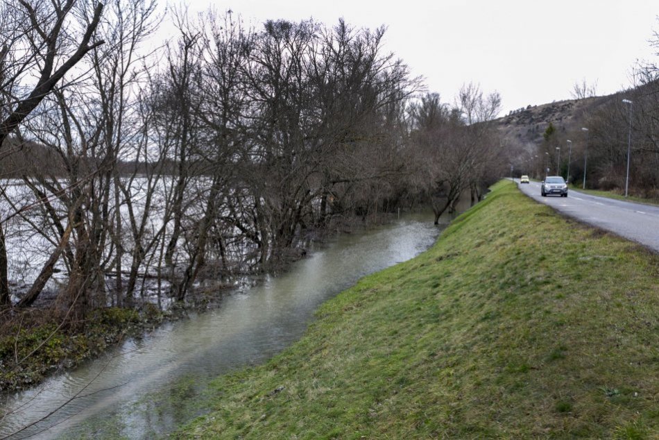 Zvýšená hladina Dunaja a rieky Morava