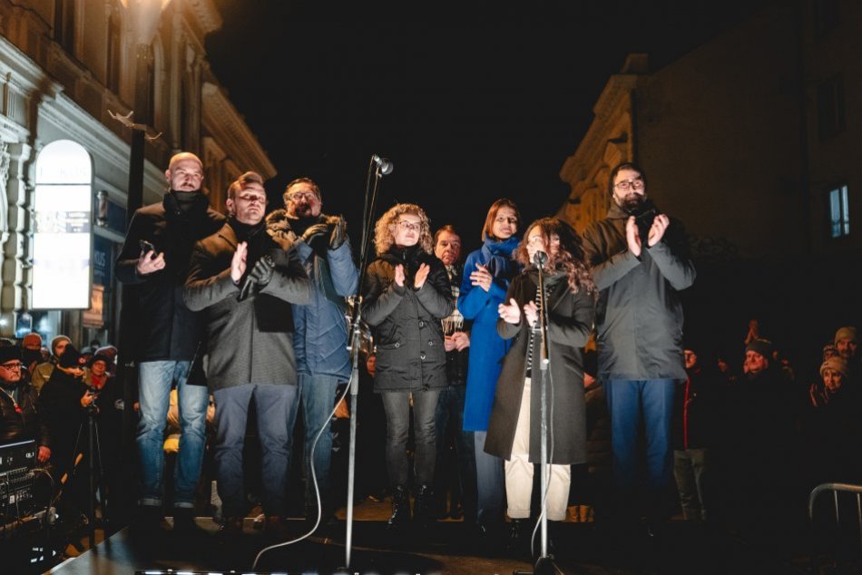 Protivládny protest v Nitre, 11. januára