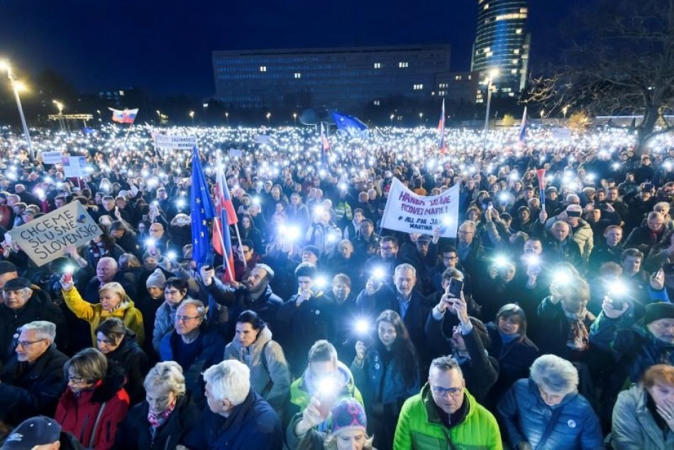 Za slušné Slovensko 6. výročie vraždy Jána Kuciaka a Martiny Kušnírovej