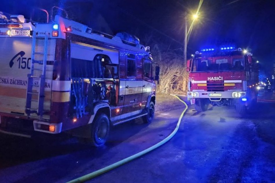 Veľký požiar v obci Hybe