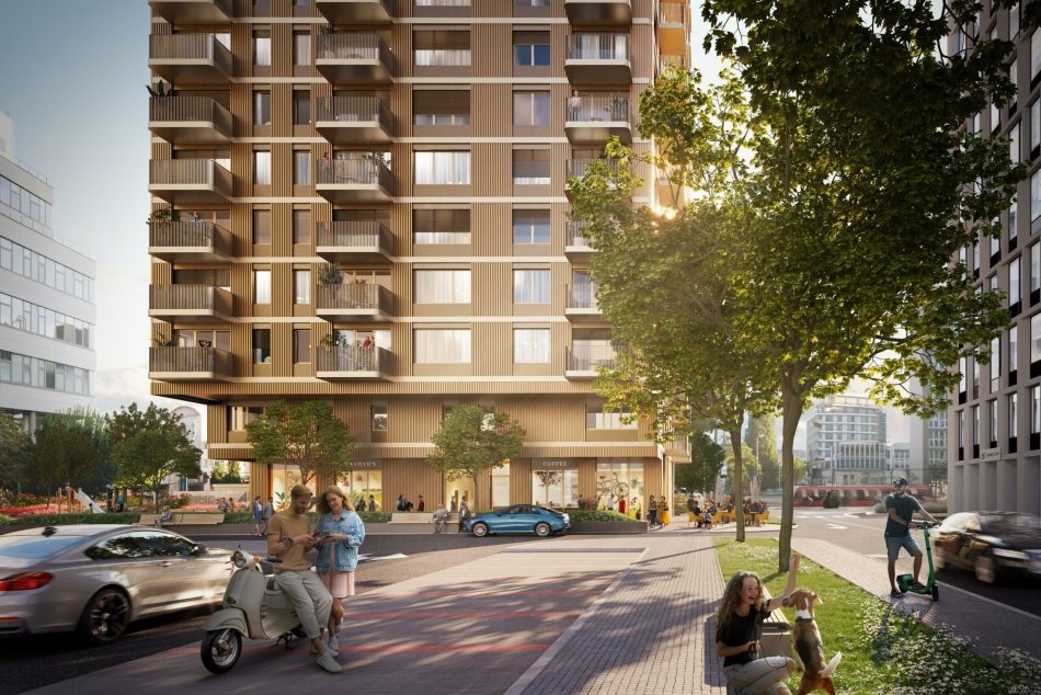 V lokalite Mlynské nivy sa začína výstavba rezidenčného domu Millhaus