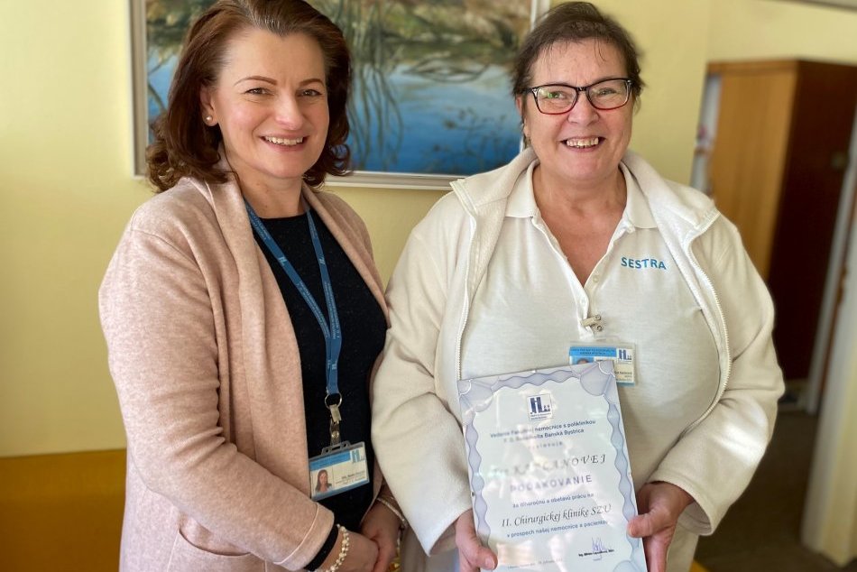 V OBRAZOCH: Z bystrickej nemocnice odchádzajú dlhoročné sestry