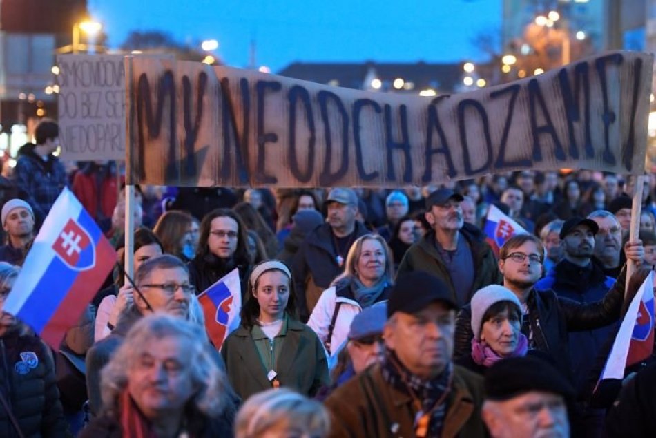 Protivládny protest 15. marca 2024