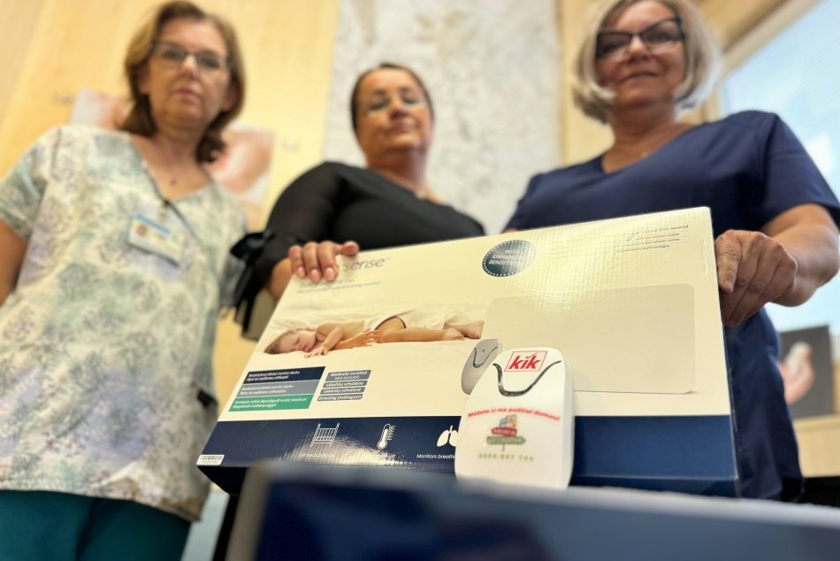 V OBRAZOCH: Bystrické bábätká chránia nové monitory dychu